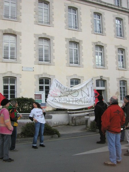 Action de protestation à l’IA de La Rochelle